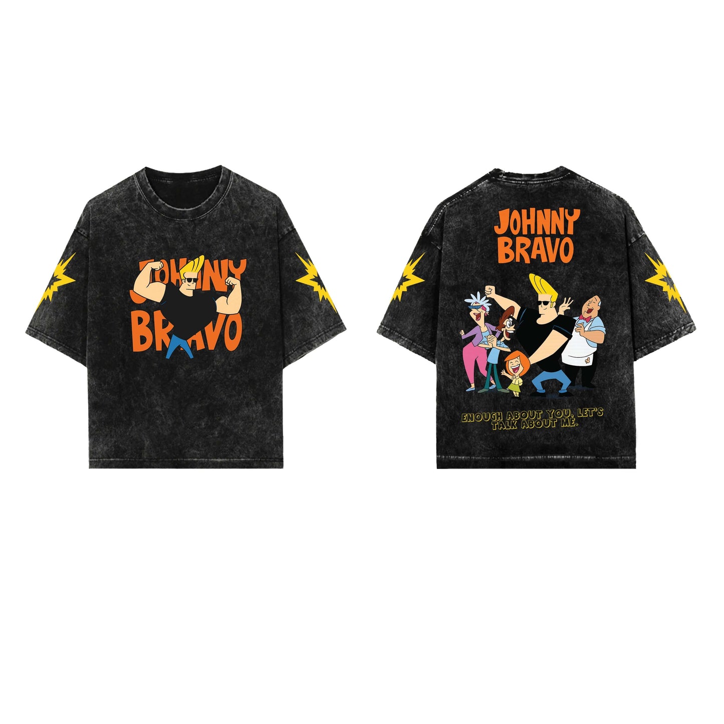 Johnny Bravo Designed Oversized T-shirt