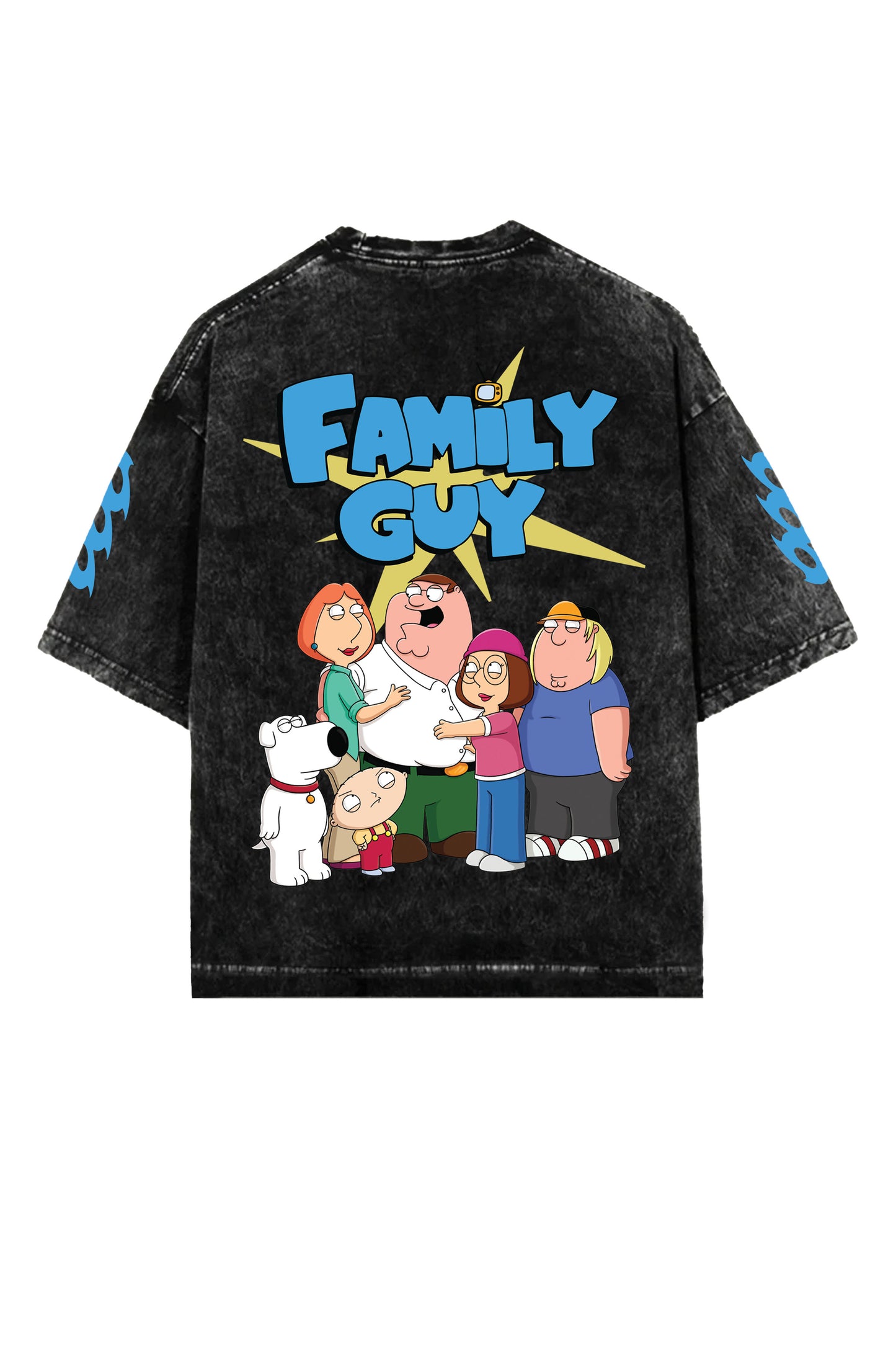 Family Guy Designed Oversized T-shirt