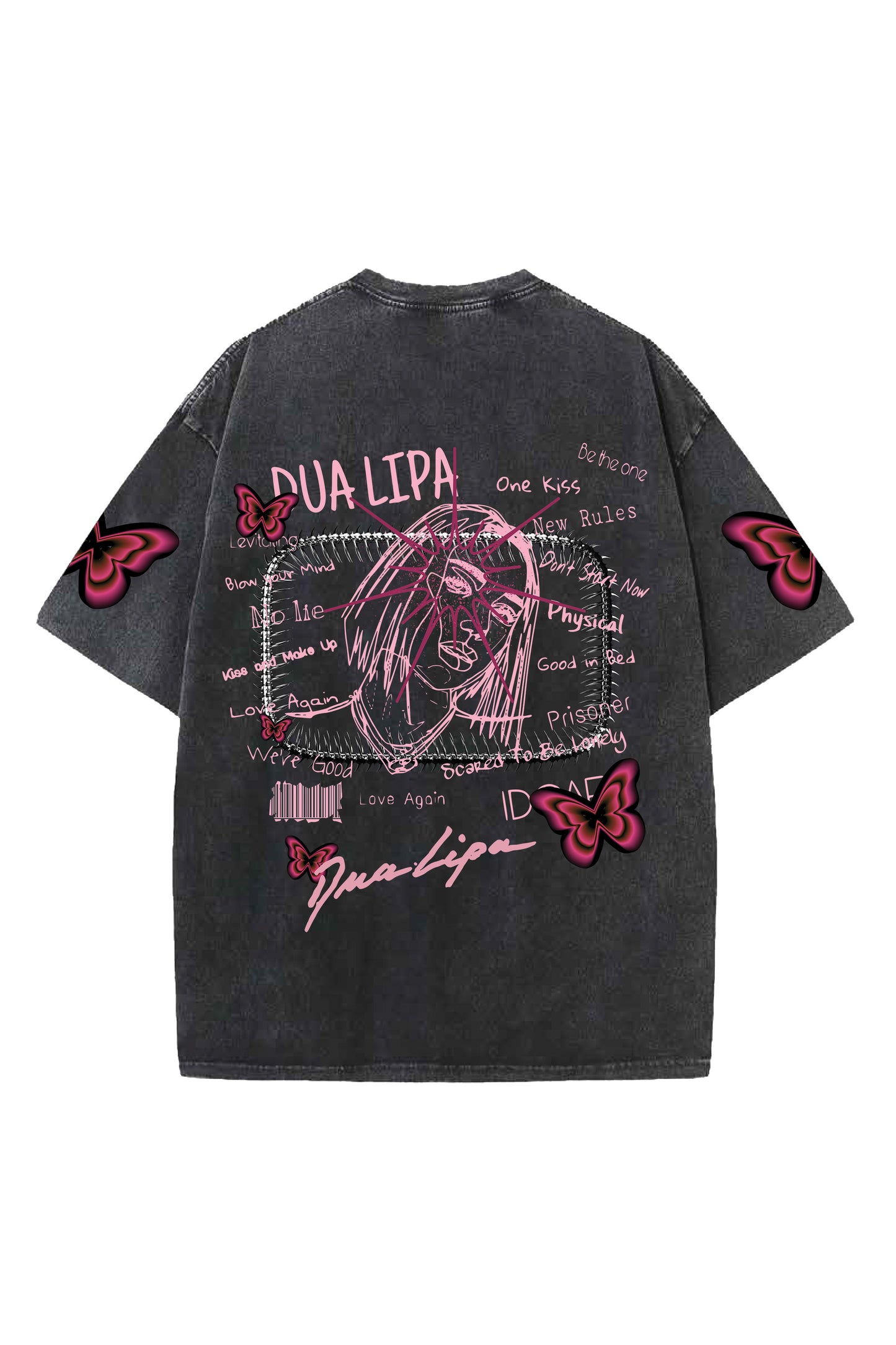 Dua Lipa Designed Oversized Heavyweight T-shirt