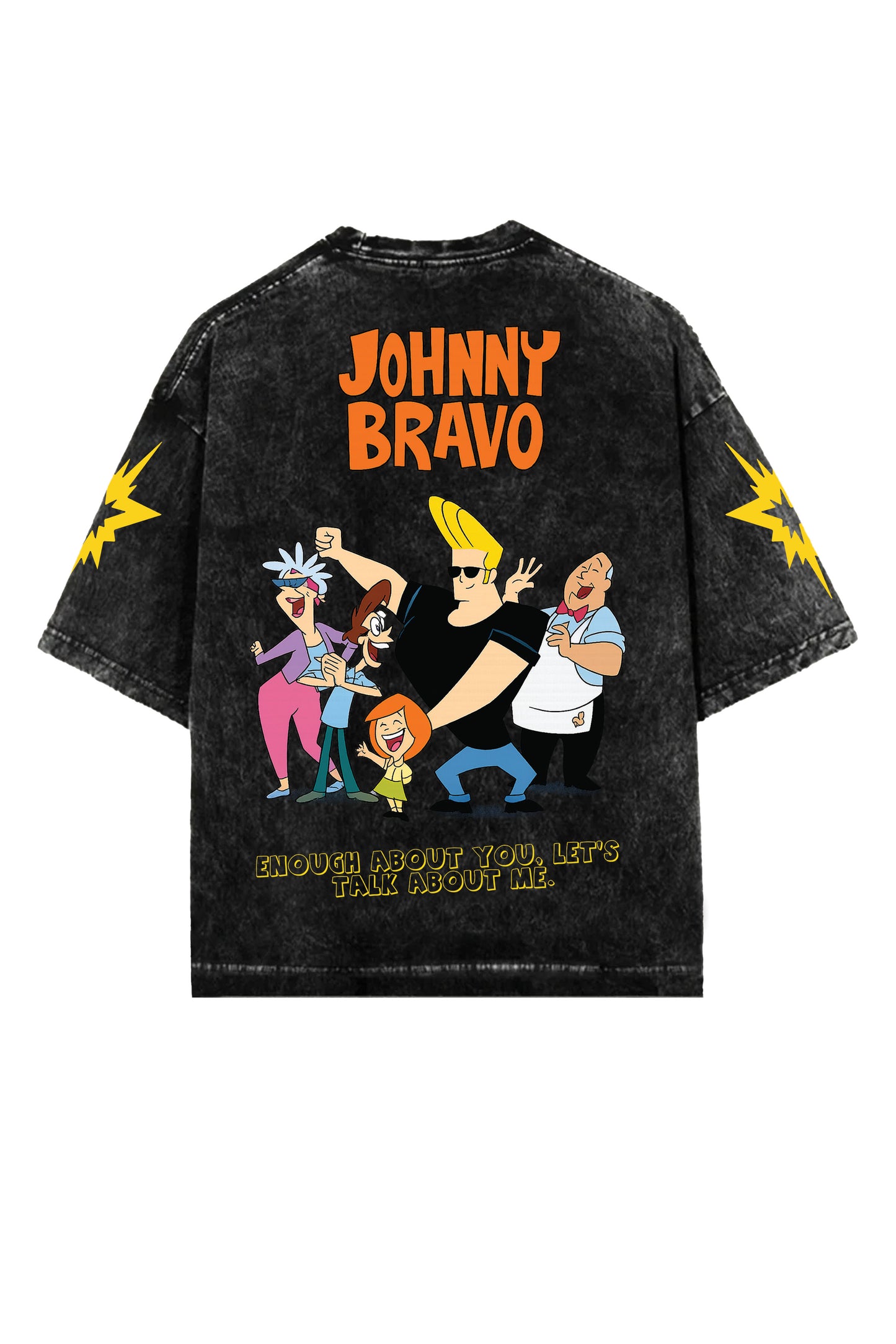 Johnny Bravo Designed Oversized T-shirt