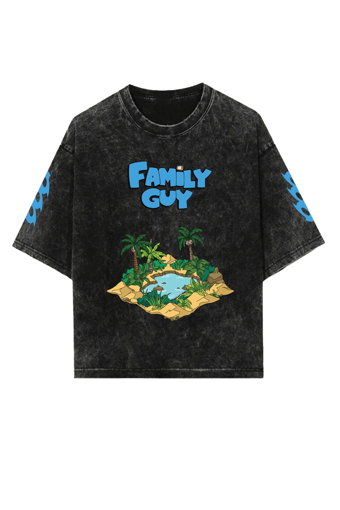 Family Guy Designed Oversized T-shirt