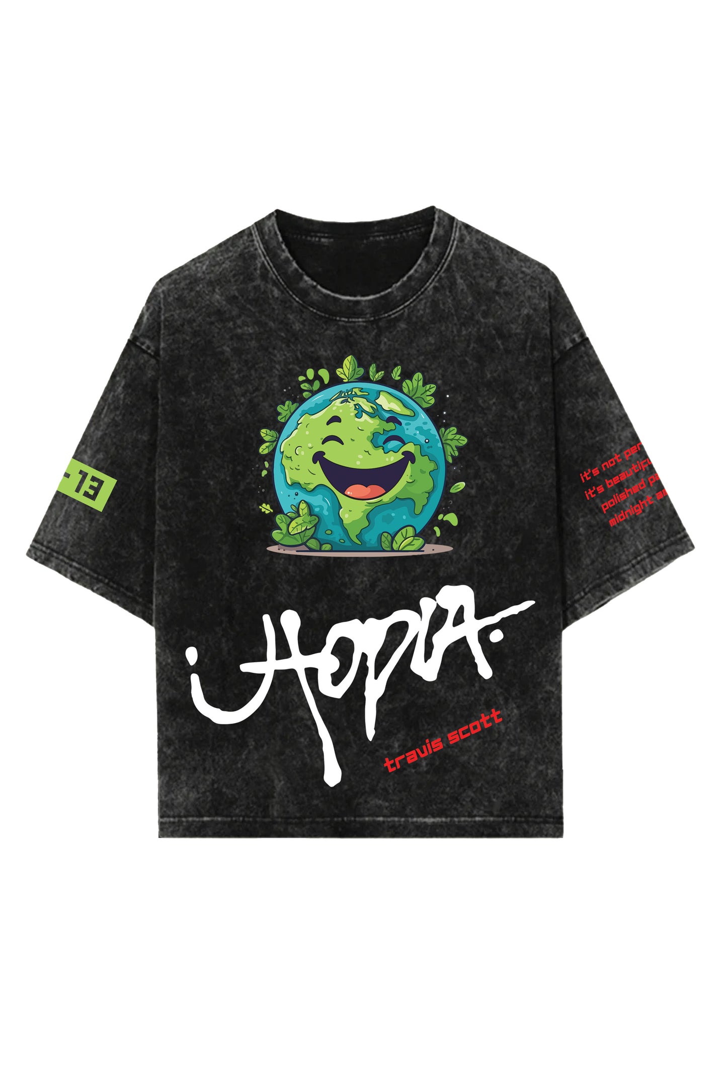 Utopia Designed Oversized T-shirt