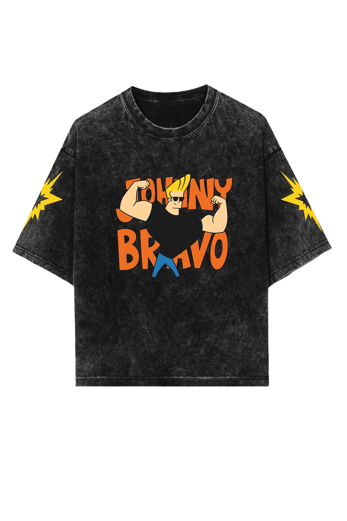 Johnny Bravo Designed Oversized T-shirt
