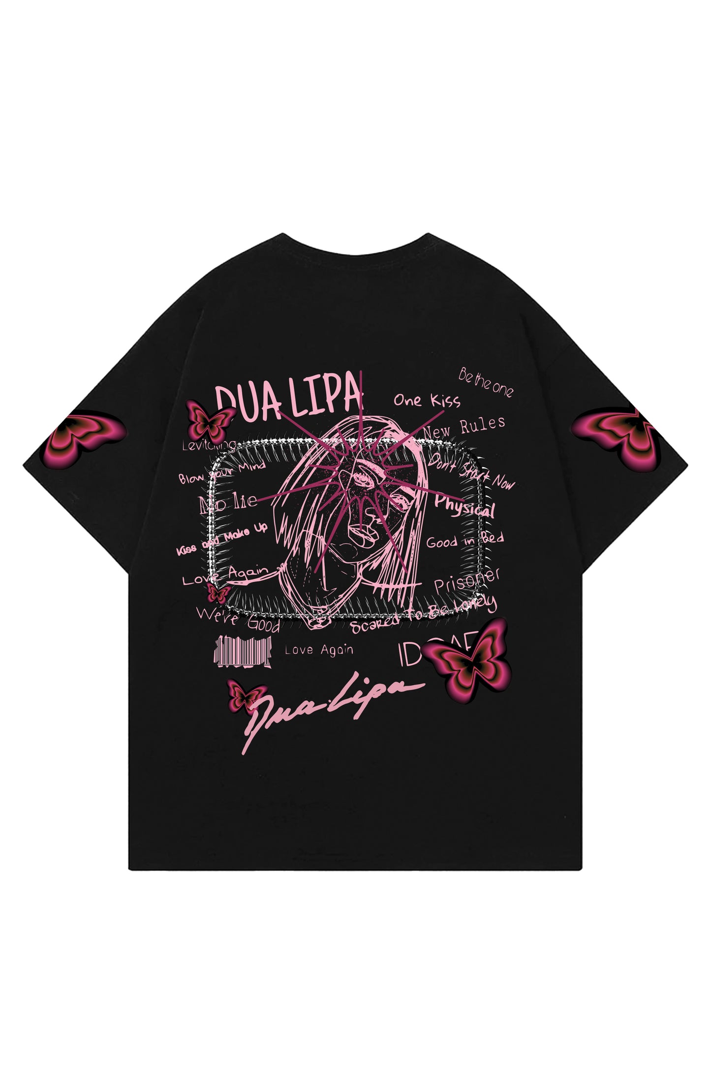 Dua Lipa Designed Oversized Heavyweight T-shirt