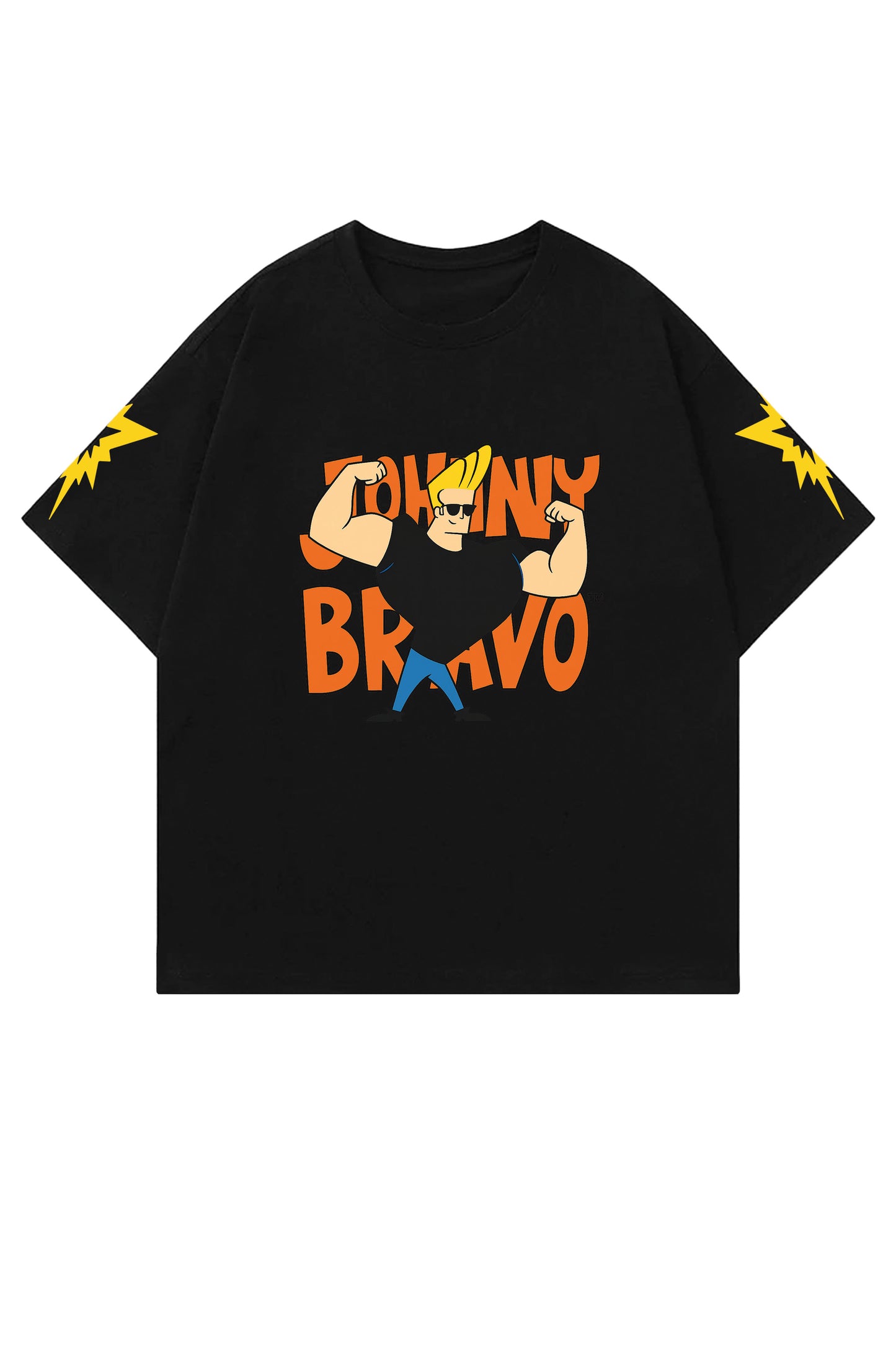 Johnny Bravo Designed Oversized T-shirt