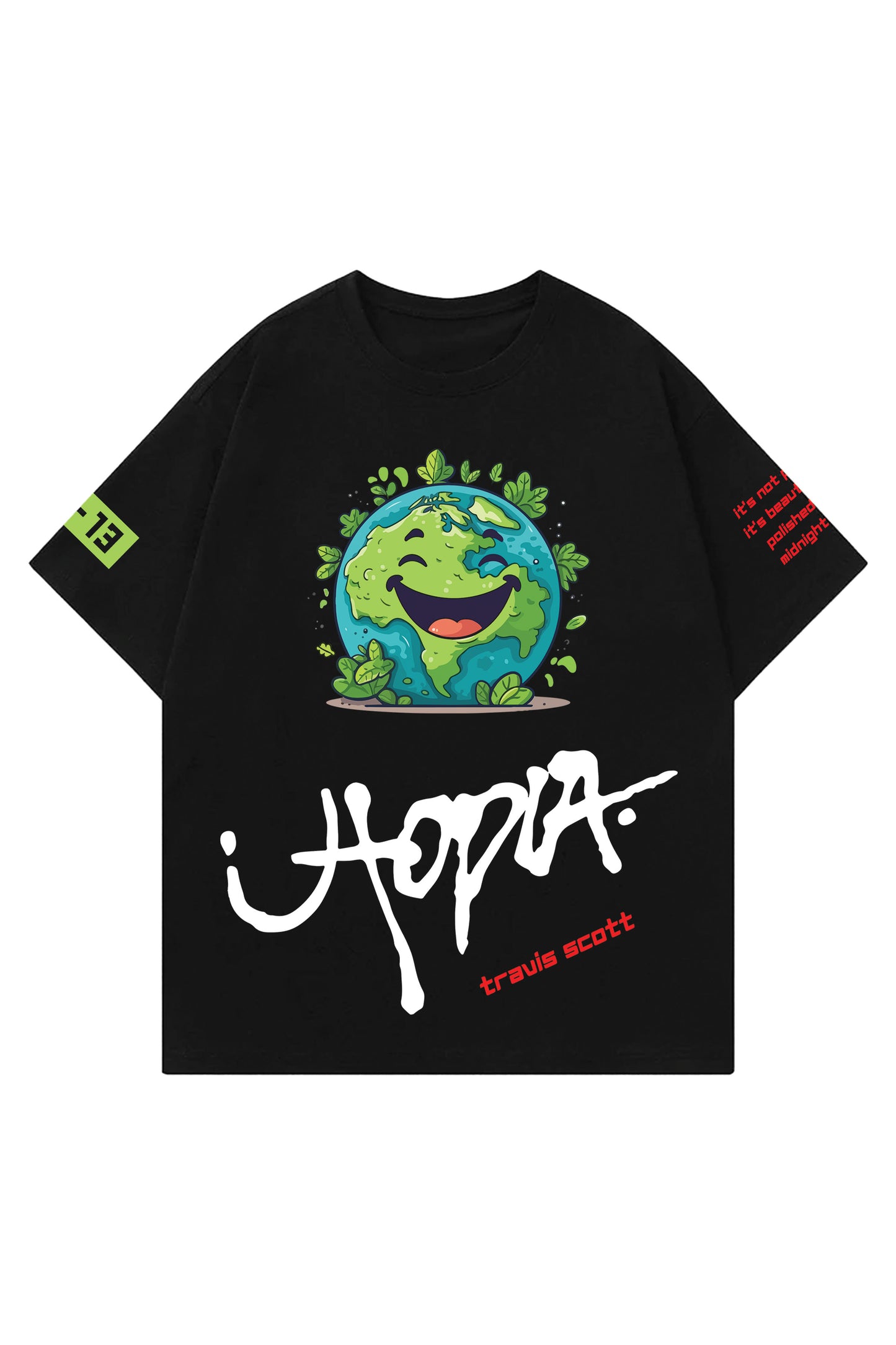 Utopia Designed Oversized T-shirt