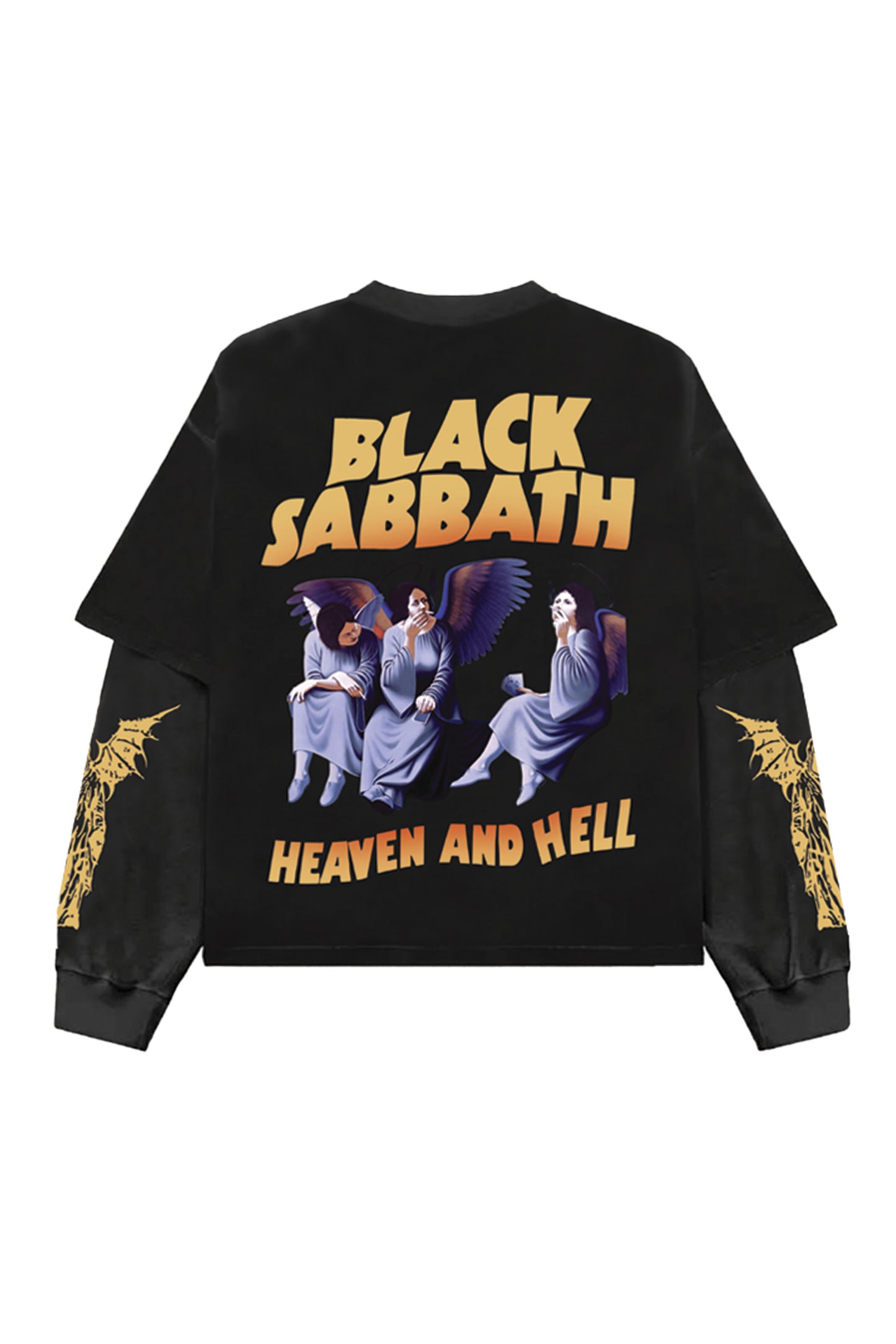 Black Sabbath Designed Oversized Long Sleeve Tee
