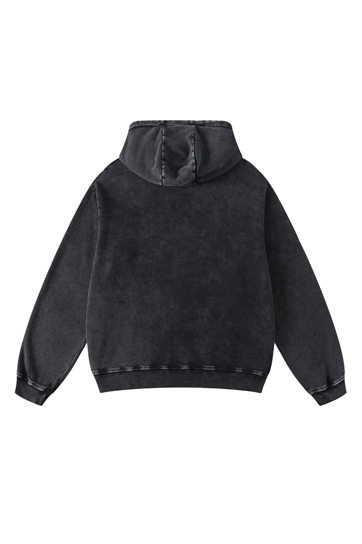 Vintage Black Oversized Hoodie