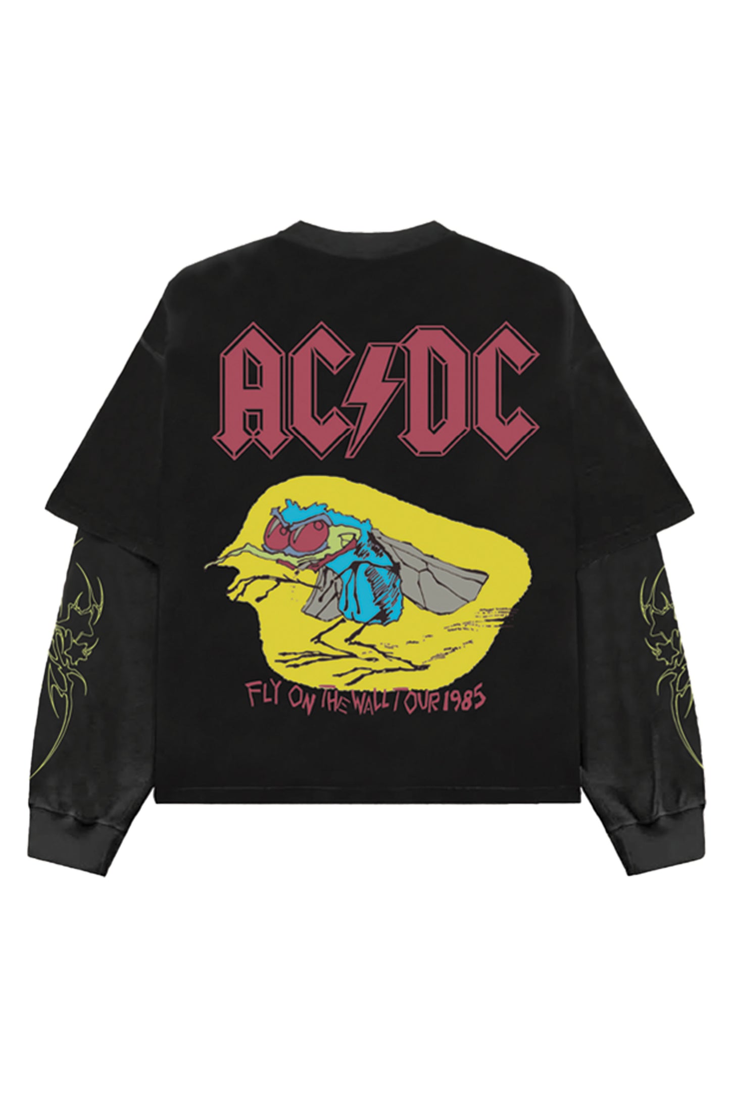 ACDC Designed Oversized Long Sleeve Tee
