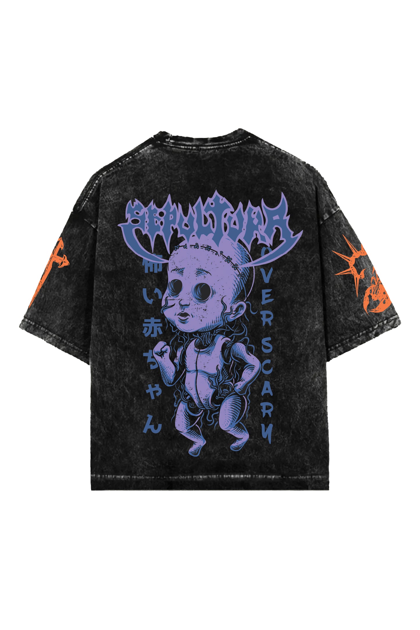 Sepultura Designed Vintage Oversized T-shirt