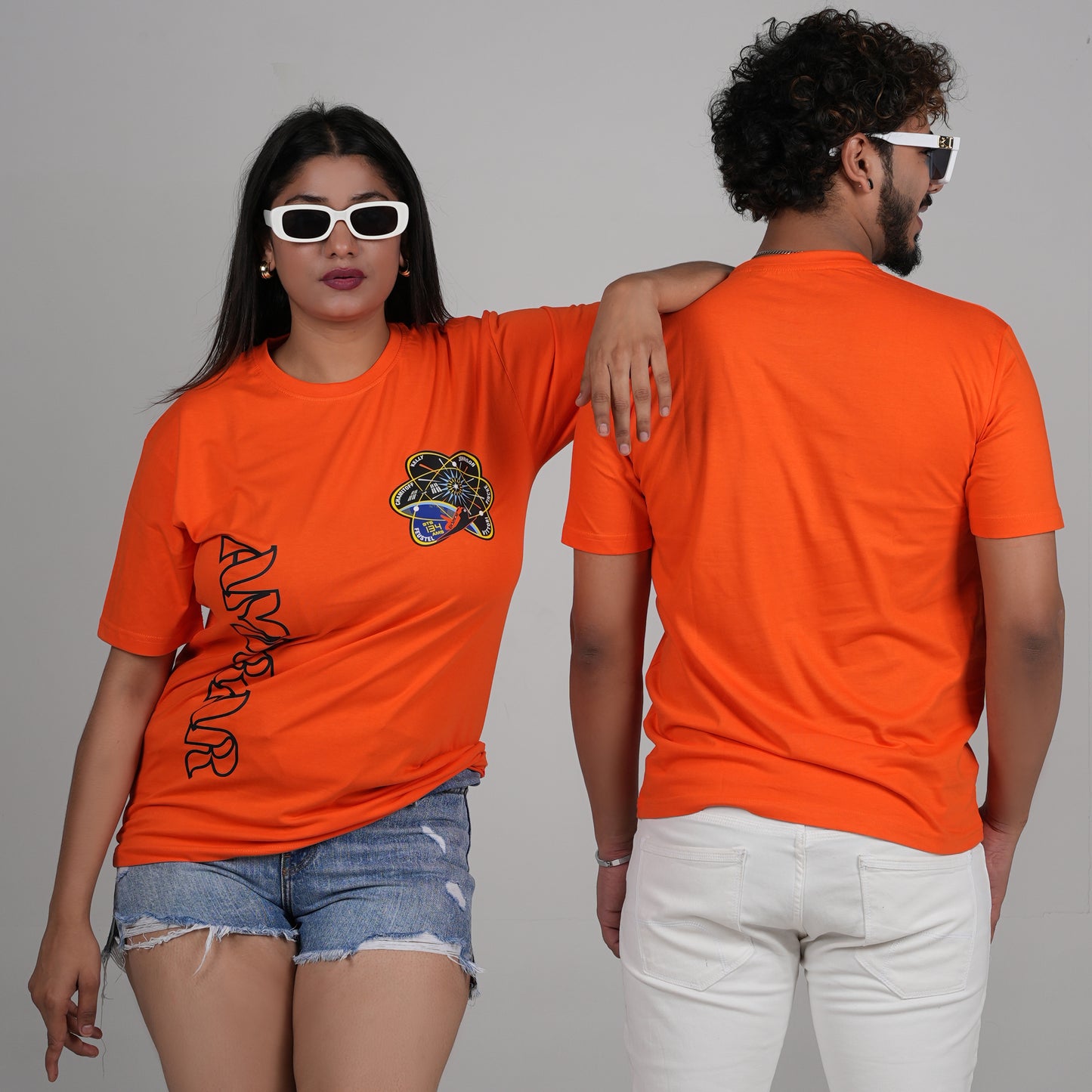 Amrrar in Orange T-Shirt