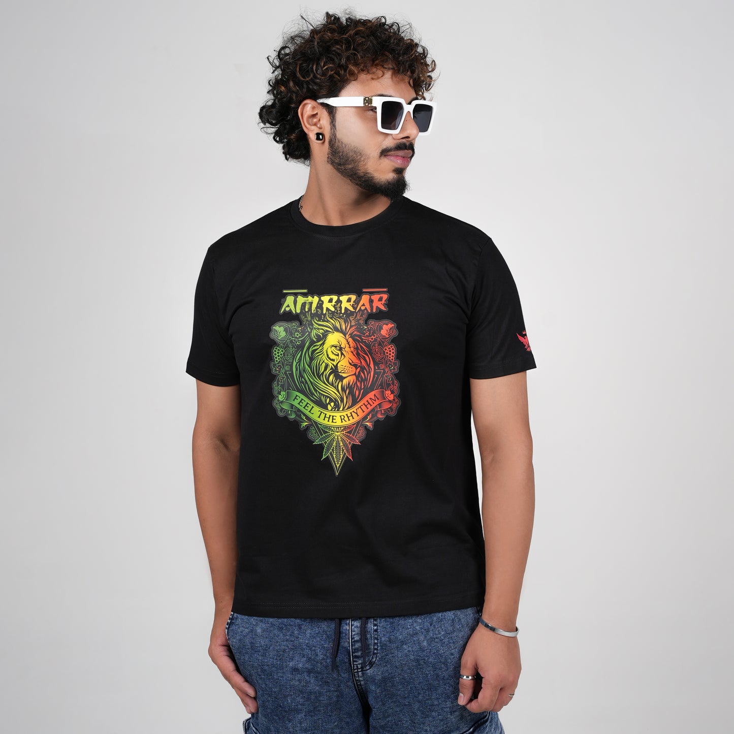 Feel the Rhythm in Black T-Shirt