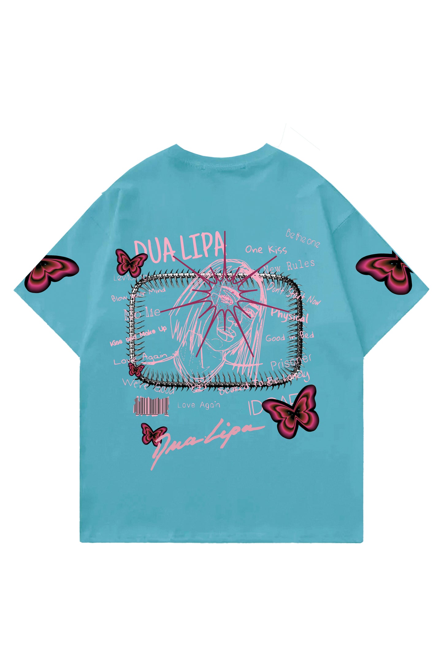Dua Lipa Designed Oversized Heavyweight T-shirt