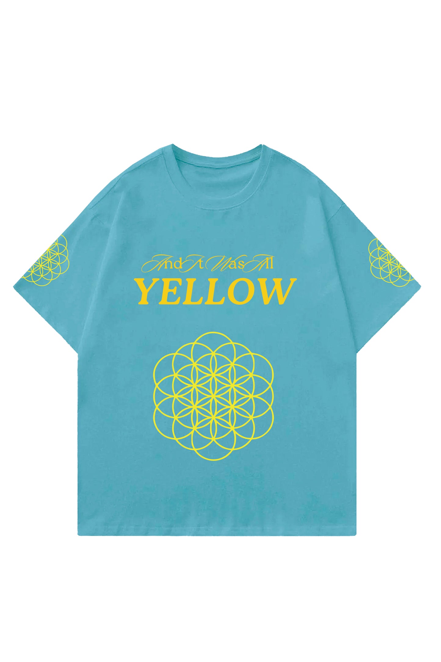 Coldplay Designed Oversized Heavyweight T-shirt