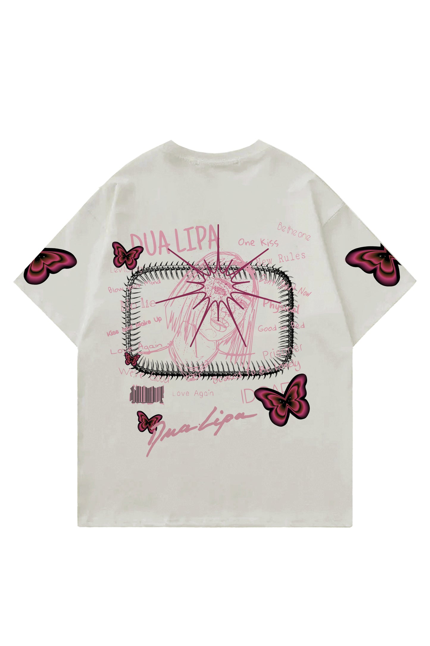 Dua Lipa Designed Oversized Heavyweight T-shirt