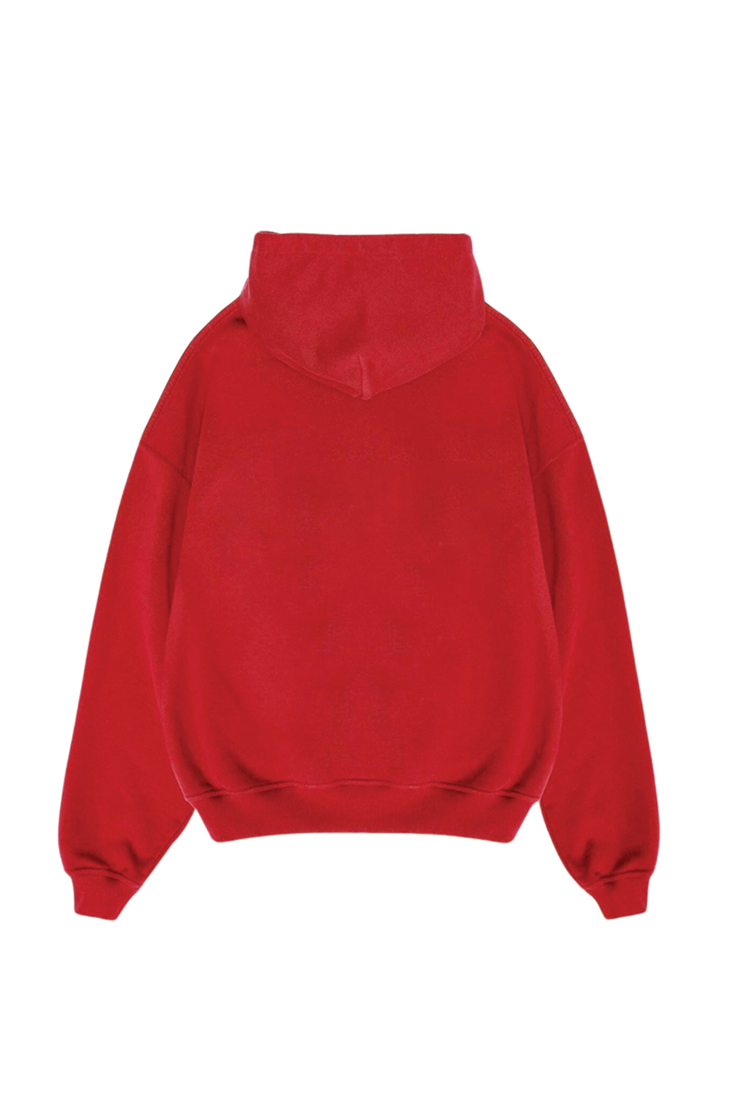 Pure Red Oversized Hoodie