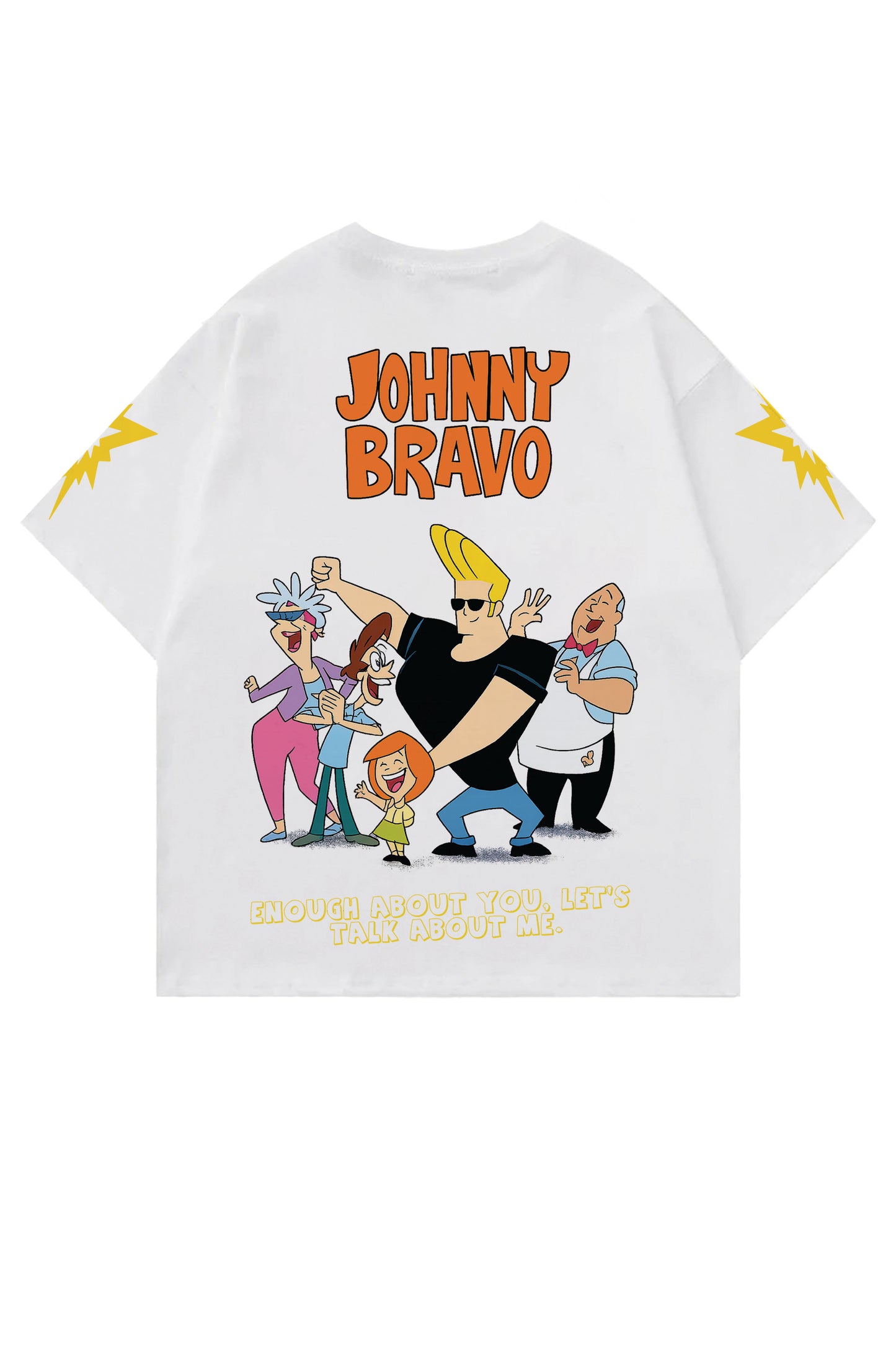 Johnny Bravo Designed Oversized T-shirt