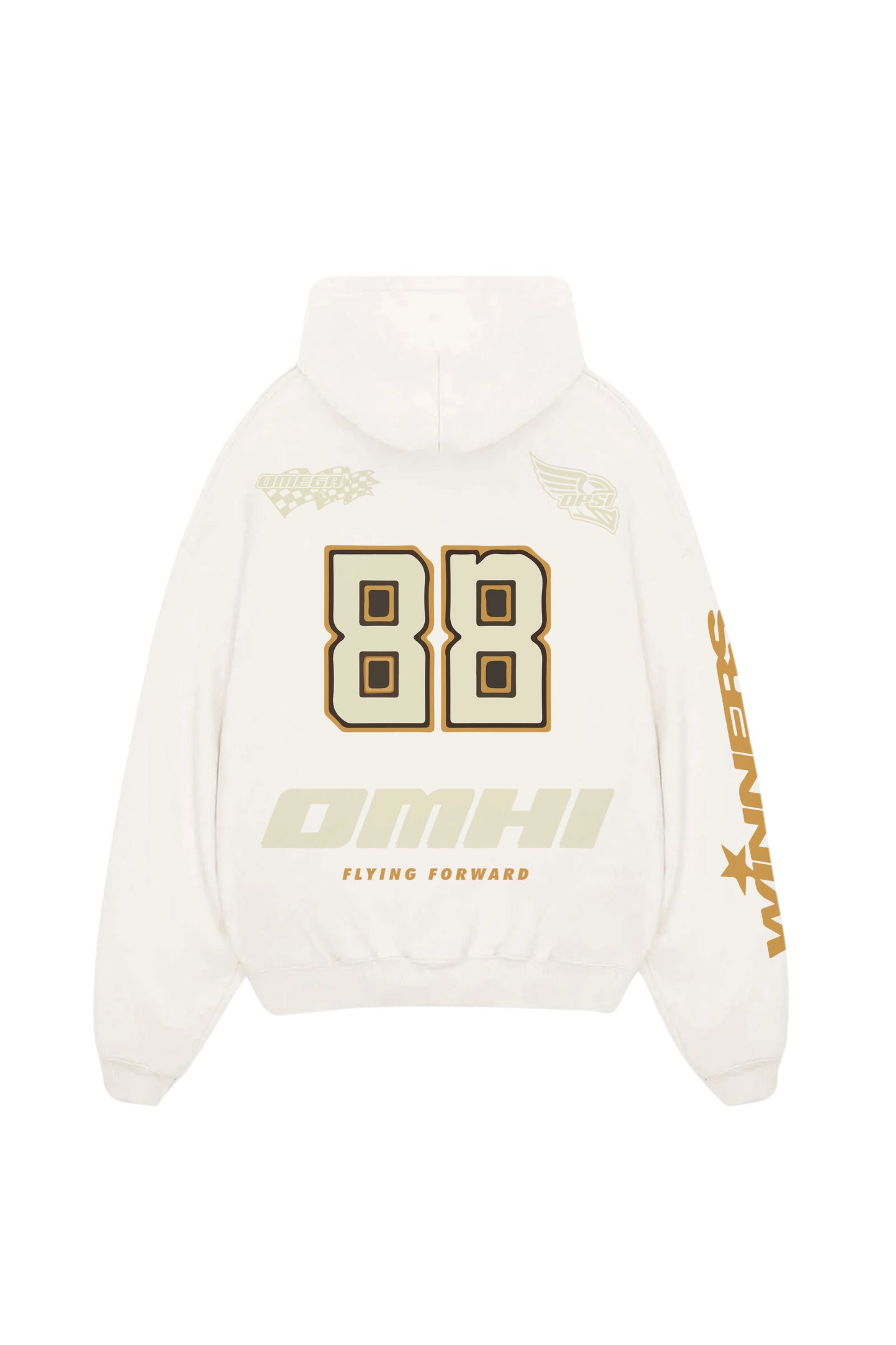 Flying Forward Designed Oversized Hoodie
