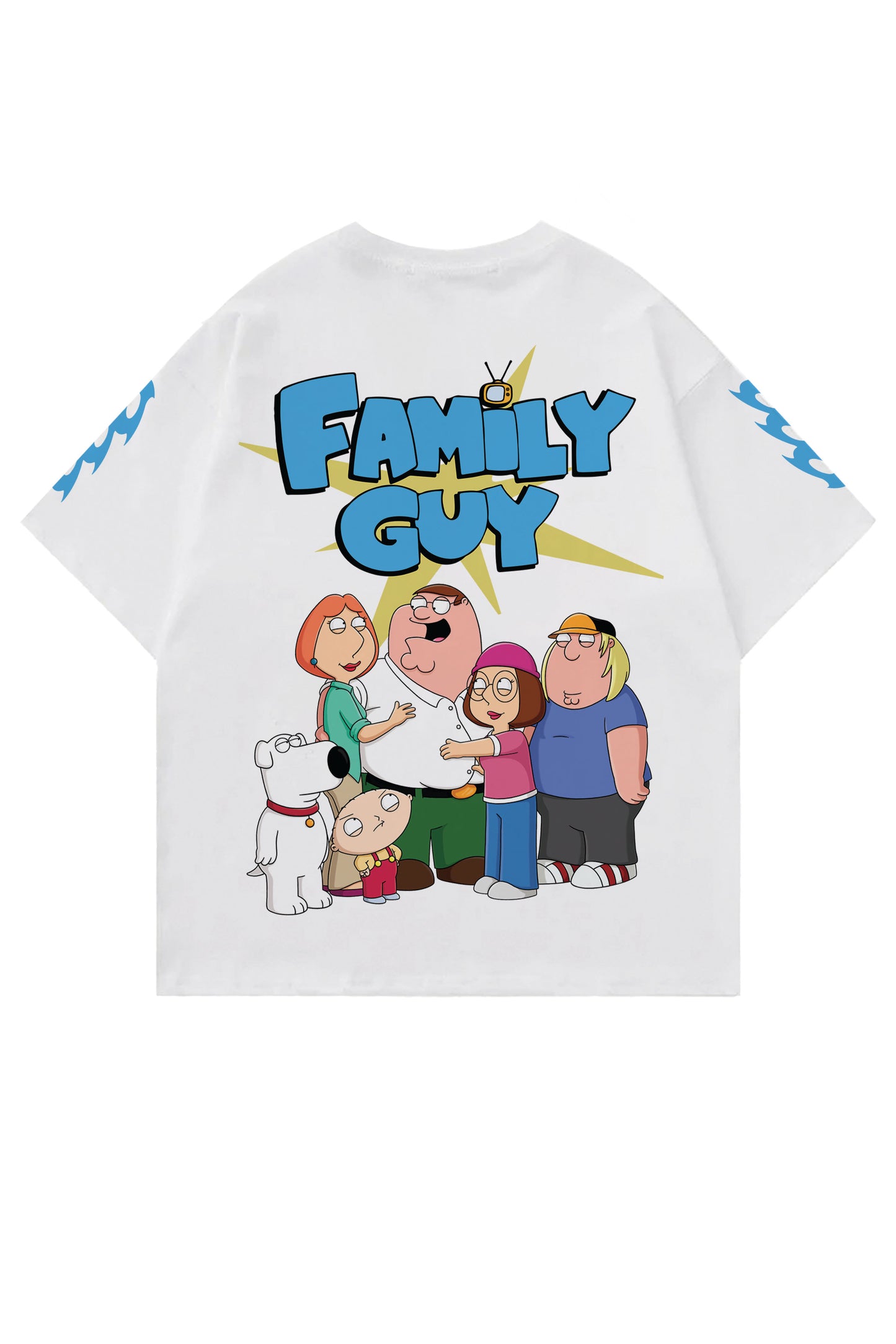 Family Guy Designed Oversized T-shirt