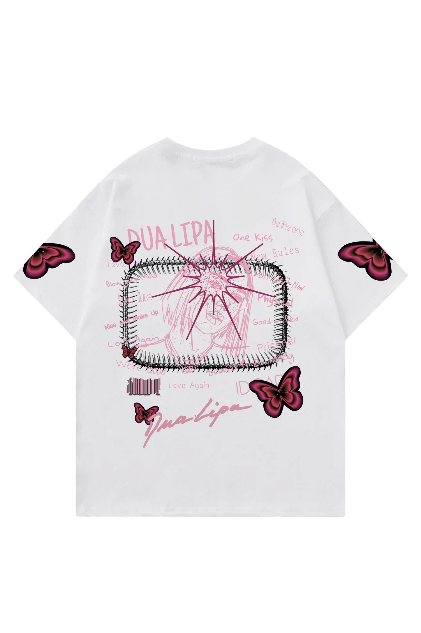 Dua Lipa Designed Oversized Heavyweight T-shirt