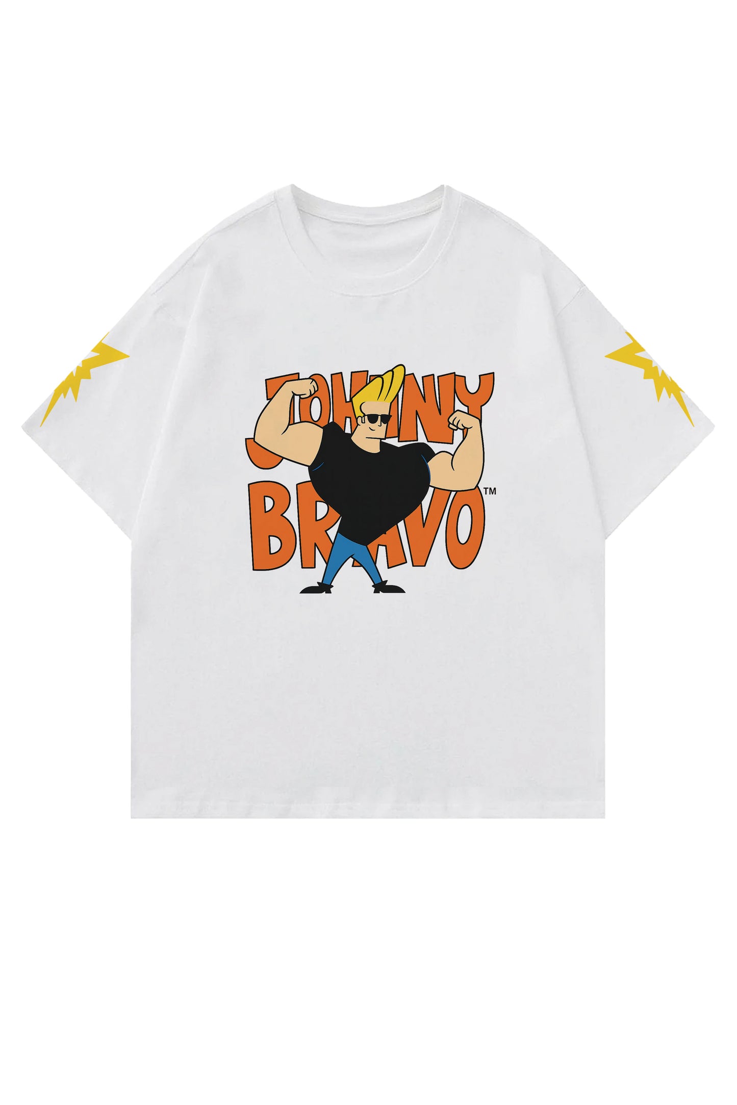 Johnny Bravo Designed Oversized T-shirt