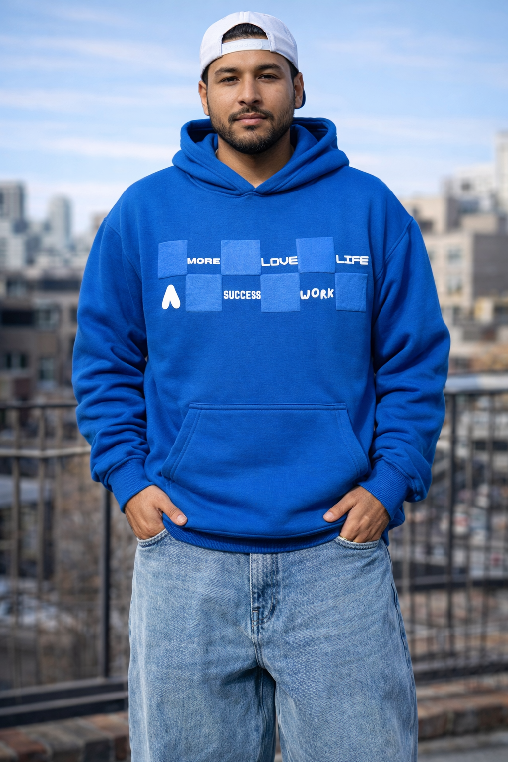 BLUE LIFE PREMIUM HEAVYWEIGHT HOODIE