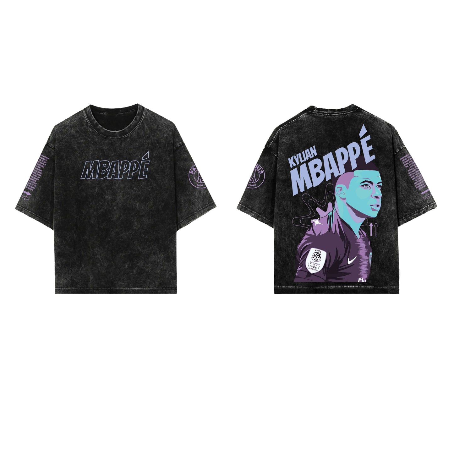 Mbappe Designed Oversized Heavyweight T-shirt
