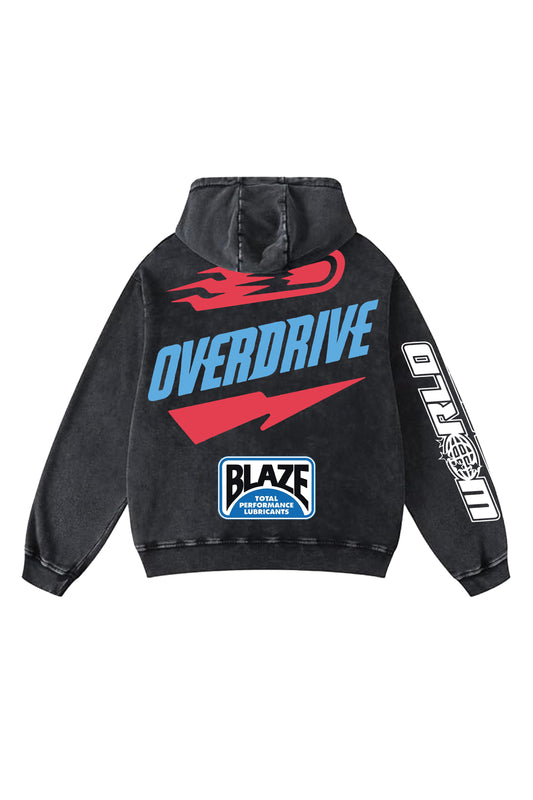 Overdrive Designed Oversized Hoodie