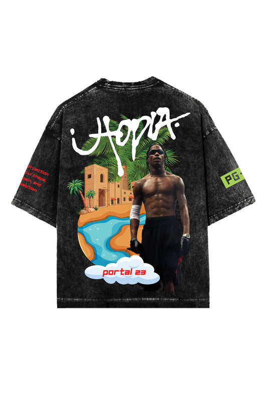Utopia Designed Oversized T-shirt