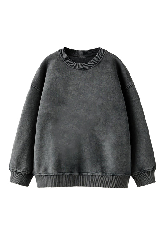 Vintage Black Oversized Sweatshirt