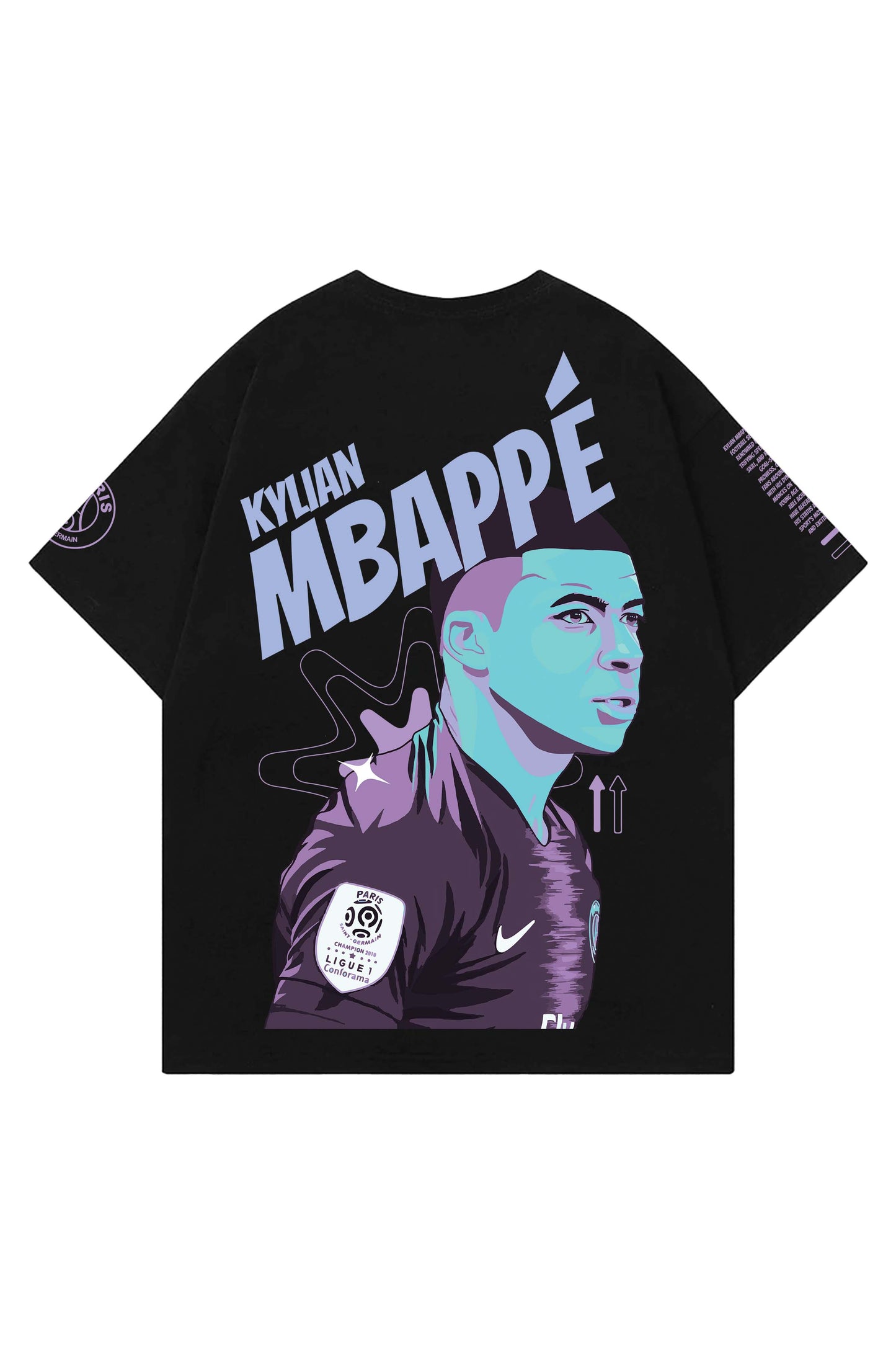 Mbappe Designed Oversized Heavyweight T-shirt