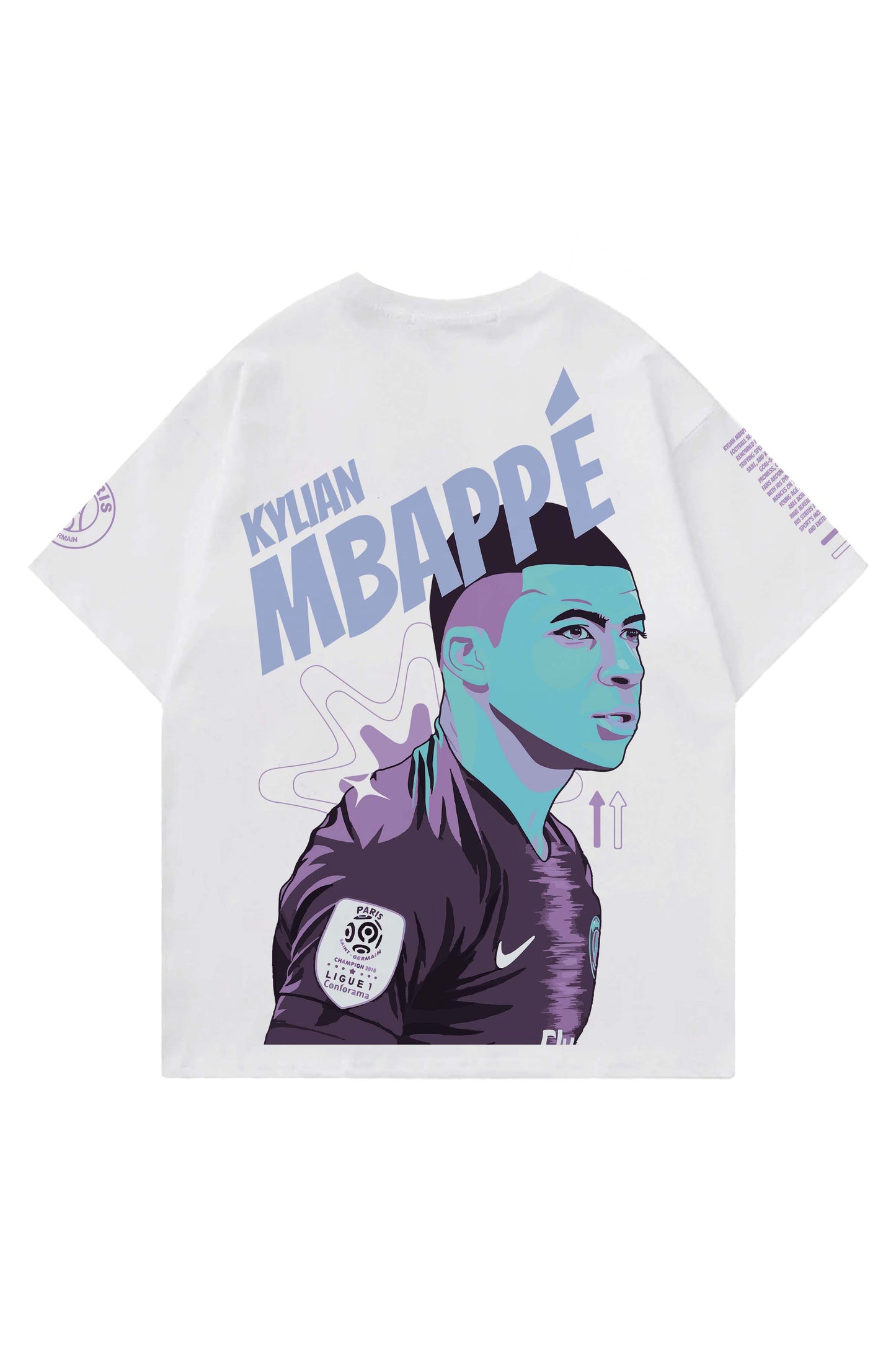 Mbappe Designed Oversized Heavyweight T-shirt
